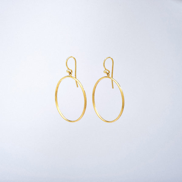 Front Hoop Earrings with French Wire