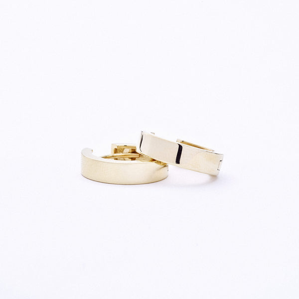 Yellow Gold Huggie Hoops