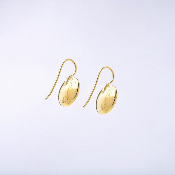 Yellow Sapphire and 22kt Gold Earrings