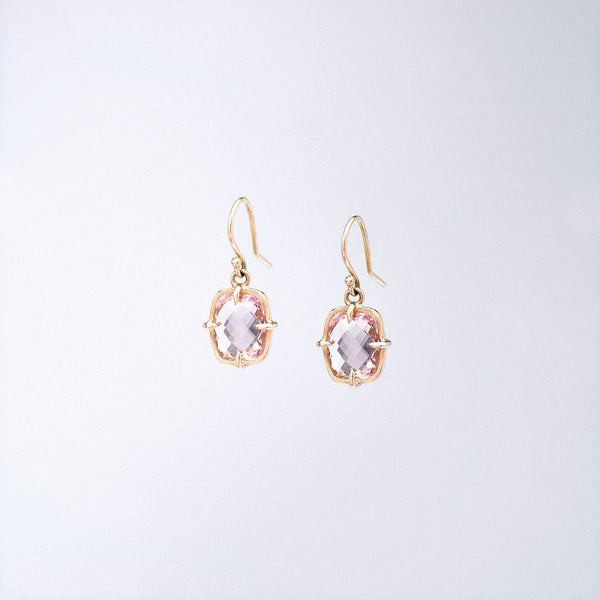 Morganite earrings