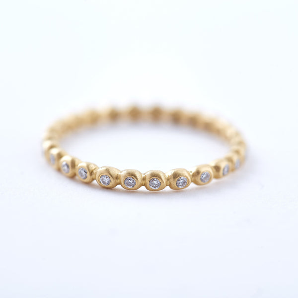 Diamond and Yellow Gold Porch Band